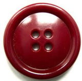 B15497 23mm Pale Burgundy Gloss 4 Hole Button - Ribbonmoon
