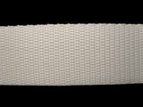 WEB31 25mm Bridal White Polypropylene Webbing - Ribbonmoon