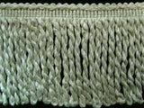 FT2005 12cm Pale Khaki and Natural White Bullion Fringe - Ribbonmoon