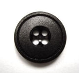 B15602 18mm Black Soft Sheen 4 Hole Button - Ribbonmoon