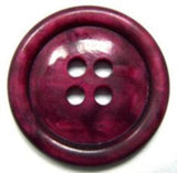 B15635 23mm Tonal Wine Gloss 4 Hole Button - Ribbonmoon