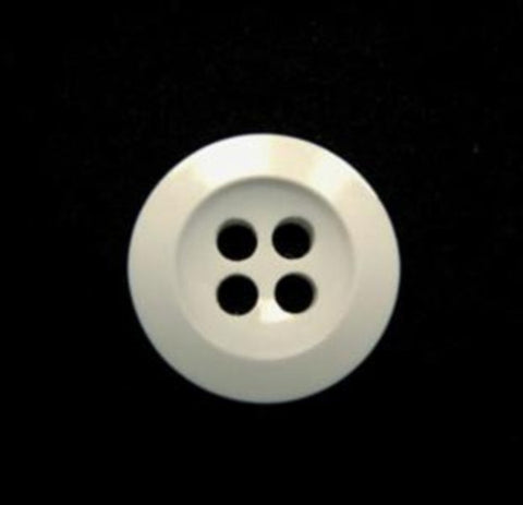 B15906 16mm Natural White 4 Hole Button - Ribbonmoon