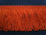 FT1188 52mm Deep Orange Dense Looped Dress Fringe - Ribbonmoon