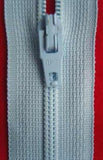 Z0372 Optilon 46cm Deep Sky Blue Nylon No.3 Closed End Zip - Ribbonmoon