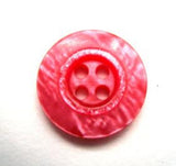 B10556 16mm Shimmery Cardinal Red 4 Hole Button - Ribbonmoon
