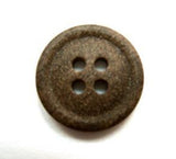 B16254 18mm Dark Misty Brown Speckled Wood Effect Sheen 4 Hole Button - Ribbonmoon