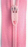 Z4499 13cm Dark Rose Pink Nylon Pin Lock No.3 Closed End Zip - Ribbonmoon