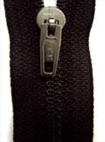 Z2548 YKK 13cm Black Pin Lock No.2 Closed End Zip - Ribbonmoon