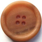 B17303 29mm Apricot Brown Matt 4 Hole Button