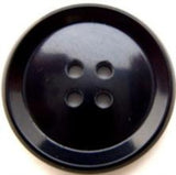 B10828 26mm Black Gloss 4 Hole Button