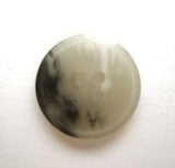 B6772 15mm Charcoal and Natural Greys Bone Sheen 4 Hole Button - Ribbonmoon