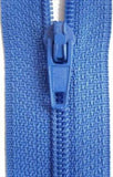 Z3394 18cm Bright Dusky Blue Nylon No.3 Closed End Zip - Ribbonmoon