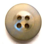 B6719 18mm Natural Beige Grey and Iridescent 4 Hole Button - Ribbonmoon