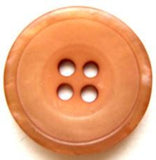 B8185 23mm Tonal Dusky Peach Soft Sheen 4 Hole Button, Shimmery Rim - Ribbonmoon