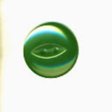 B16971 21mm Dusky Cypress Green Polyester Fish Eye 2 Hole Button - Ribbonmoon