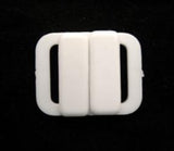 BIKINI01 13mm White Bikini Fastener - Ribbonmoon