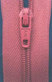 Z1304 41cm Deep Dusky Pink Nylon No.3 Closed End Zip - Ribbonmoon