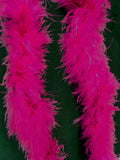 MARAB64 Cerise Marabou String  (Swansdown).  Turkey Feather
