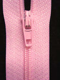 Z3137C 18cm Deep Baby Pink Nylon No.3 Pin Lock Closed End Zips - Ribbonmoon