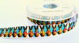 R0350 16mm Easter Bunny Printed Taffeta Ribbon by Berisfords