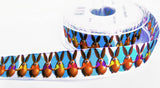 R1206 25mm Easter Bunny Printed Taffeta Ribbon by Berisfords
