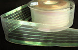 R2818 40mm Metallic Iridescent Stripe-Sheer Ribbon by Berisfords