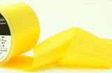 R3749 70mm Yellow Double Face Satin Ribbon by Berisfords