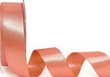 R8571 25mm Rose Gold Pink Double Face Satin Ribbon by Berisfords