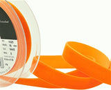 R8806 16mm Orange Nylon Velvet Ribbon by Berisfords