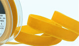 R8821 16mm Gold Yellow Nylon Velvet Ribbon by Berisfords