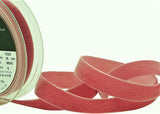 R8824 16mm Alt Rosa Pink Nylon Velvet Ribbon by Berisfords