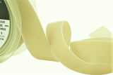 R8871 22mm Blonde (Antique Cream) Nylon Velvet Ribbon by Berisfords