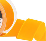 R8875 50mm Maize (Deep Yellow) Nylon Velvet Ribbon by Berisfords