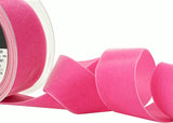 R8890 36mm Shocking Pink Nylon Velvet Ribbon by Berisfords