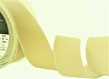 R8904 36mm Blonde (Antique Cream) Nylon Velvet Ribbon by Berisfords
