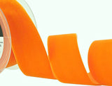 R8919 50mm Orange Nylon Velvet Ribbon by Berisfords