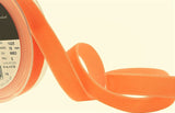 R9070 16mm Apricot Nylon Velvet Ribbon by Berisfords