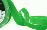 R9099 16mm Laitue (Bright Green) Nylon Velvet Ribbon by Berisfords