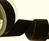 R9104 50mm Cuban Brown Nylon Velvet Ribbon by Berisfords