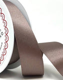 R9157 25mm Taupe Double Face Satin Ribbon by Berisfords