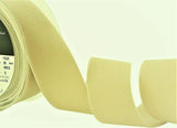 R9166 50mm Blonde (Antique Cream) Nylon Velvet Ribbon by Berisfords
