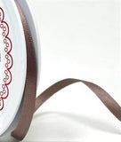 R9201 7mm Taupe Double Face Satin Ribbon by Berisfords