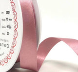 R9303 15mm Colonial Rose Pink Double Face Satin Ribbon by Berisfords
