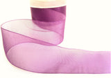 R9695 40mm Plum Purple Super Sheer Ribbon by Berisfords