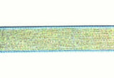 RSK17 Cornflower Blue-Iridescent Adhesive Backed Metallic Ribbon 3 Mtrs