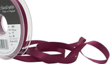 R3128 10mm Wine Double Face Satin Ribbon by Berisfords