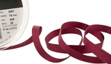 R0200 10mm Burgundy Double Faced Satin Ribbon by Berisfords