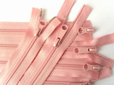 Z5005 49cm Pale Dusky Pink 2 Way Double Open Ended No.5 Nylon Zip