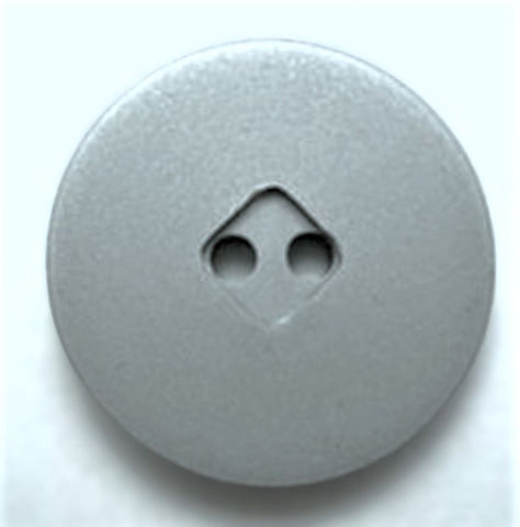 18mm Pale Grey Slate Sheen 2 Hole Button
