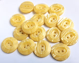23mm Jasmine Oval Centre Satin Sheen & Pearlised 2 Hole Button